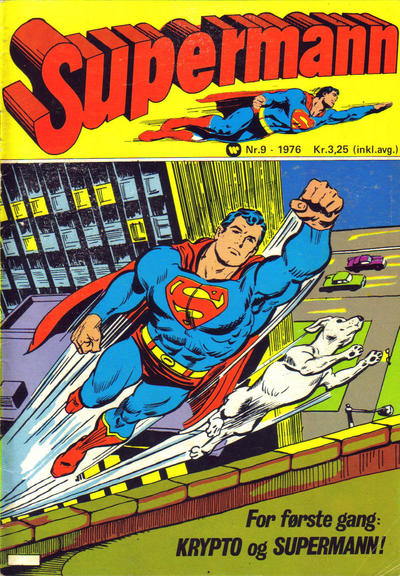 Cover for Supermann (Illustrerte Klassikere / Williams Forlag, 1969 series) #9/1976