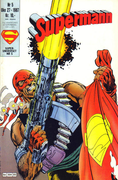Cover for Supermann (Semic, 1985 series) #5/1987