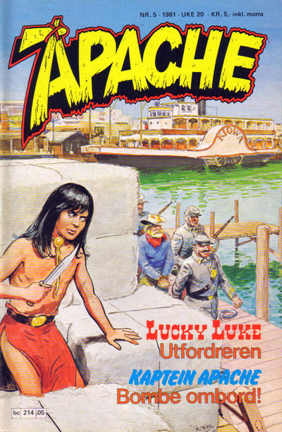 Cover for Apache (Semic, 1980 series) #5/1981