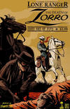 Cover for The Lone Ranger & Zorro: The Death of Zorro (Dynamite Entertainment, 2011 series) #1 [Francesco Francavilla cover]