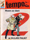 Cover for Tempo (Hjemmet / Egmont, 1966 series) #21/1970