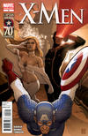 Cover for X-Men (Marvel, 2010 series) #9 [Variant Edition - Captain America]