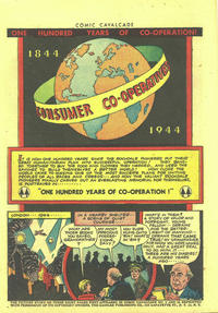 Cover Thumbnail for Comic Cavalcade "One Hundred Years of  Co-Operation" (DC, 1944 series) 