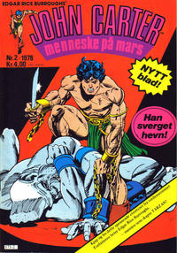 Cover Thumbnail for John Carter (Atlantic Forlag, 1978 series) #2/1978
