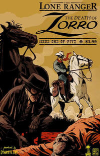 Cover Thumbnail for The Lone Ranger & Zorro: The Death of Zorro (Dynamite Entertainment, 2011 series) #1 [Francesco Francavilla cover]