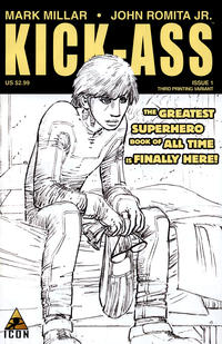 Cover Thumbnail for Kick-Ass (Marvel, 2008 series) #1 [Third Printing Variant]