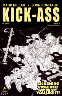 Cover Thumbnail for Kick-Ass (Marvel, 2008 series) #2 [Third Printing Variant]