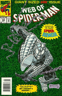 Cover for Web of Spider-Man (Marvel, 1985 series) #100 [Newsstand]