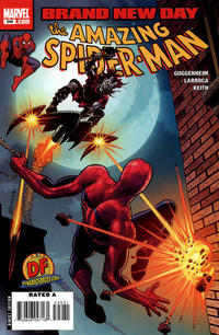 Cover for The Amazing Spider-Man (Marvel, 1999 series) #549 [Dynamic Forces Exclusive - John Romita Cover]