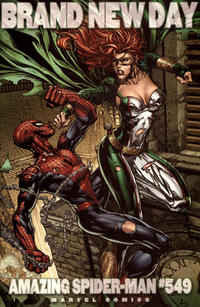 Cover for The Amazing Spider-Man (Marvel, 1999 series) #549 [David Finch Cover]
