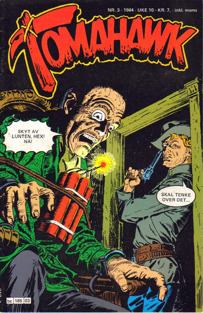 Cover for Tomahawk (Semic, 1977 series) #3/1984