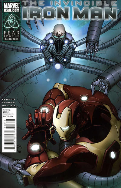Cover for Invincible Iron Man (Marvel, 2008 series) #502