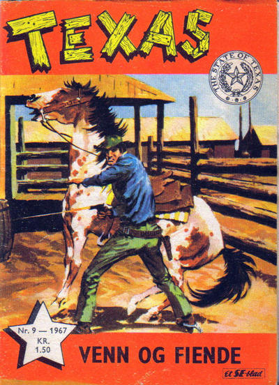 Cover for Texas (Serieforlaget / Se-Bladene / Stabenfeldt, 1953 series) #9/1967