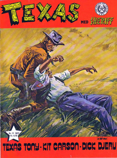 Cover for Texas med Sheriff (Serieforlaget / Se-Bladene / Stabenfeldt, 1976 series) #11/1977