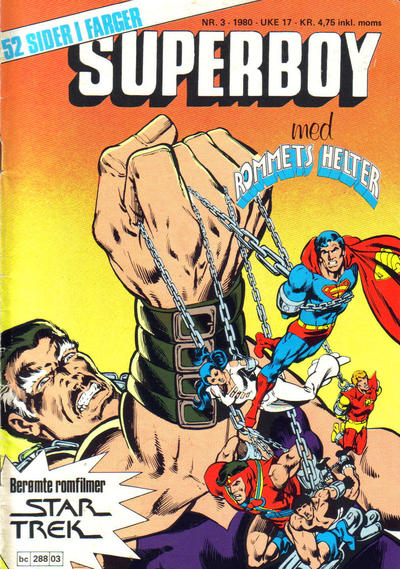 Cover for Superboy (Semic, 1977 series) #3/1980