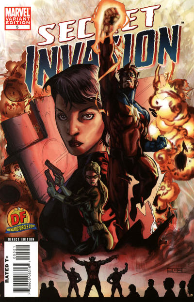 Cover for Secret Invasion (Marvel, 2008 series) #5 [Variant Edition - Dynamic Forces - Mel Rubi Cover]