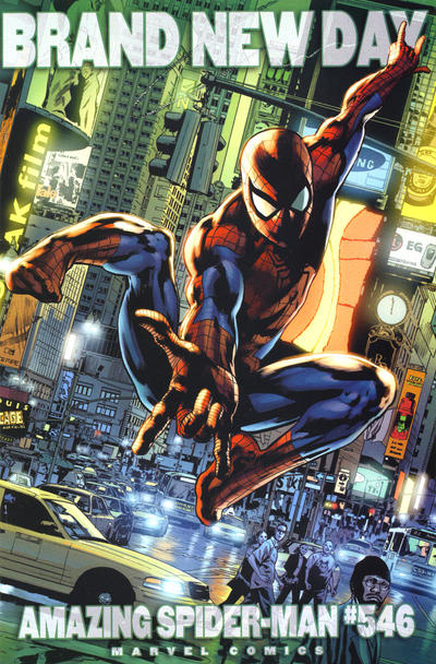 Cover for The Amazing Spider-Man (Marvel, 1999 series) #546 [Bryan Hitch Cover]