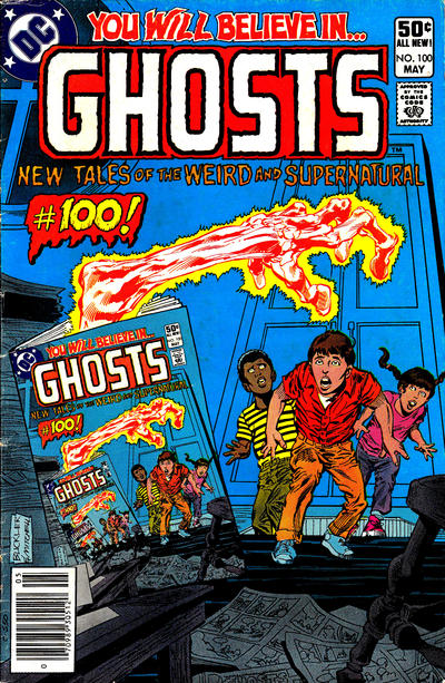 Cover for Ghosts (DC, 1971 series) #100 [Newsstand]