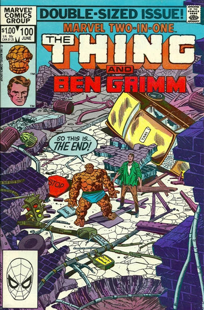 Cover for Marvel Two-in-One (Marvel, 1974 series) #100 [Direct]