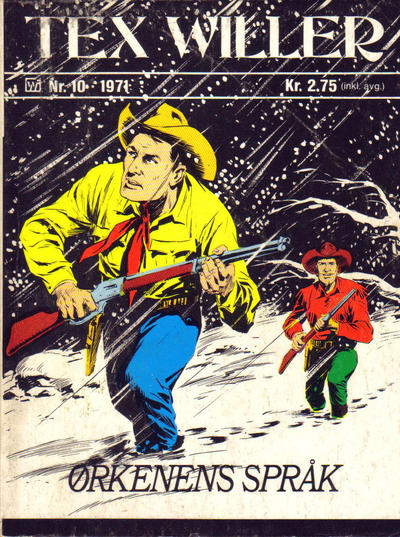 Cover for Tex Willer (Illustrerte Klassikere / Williams Forlag, 1971 series) #10/1971