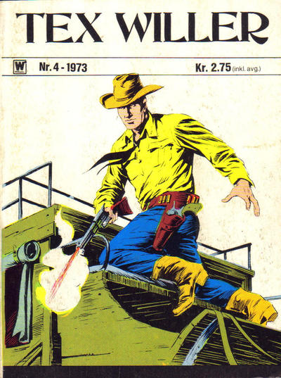 Cover for Tex Willer (Illustrerte Klassikere / Williams Forlag, 1971 series) #4/1973
