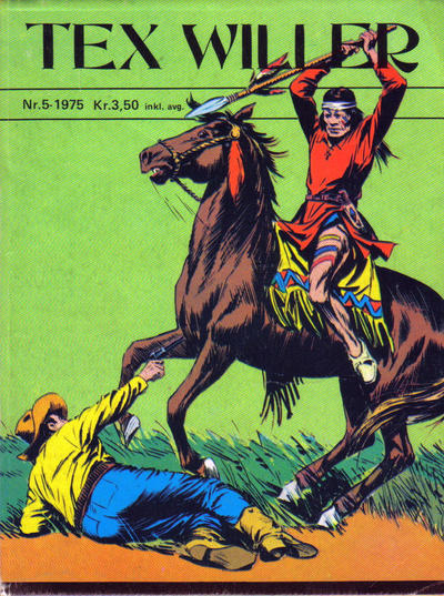 Cover for Tex Willer (Illustrerte Klassikere / Williams Forlag, 1971 series) #5/1975