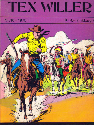 Cover for Tex Willer (Illustrerte Klassikere / Williams Forlag, 1971 series) #10/1975