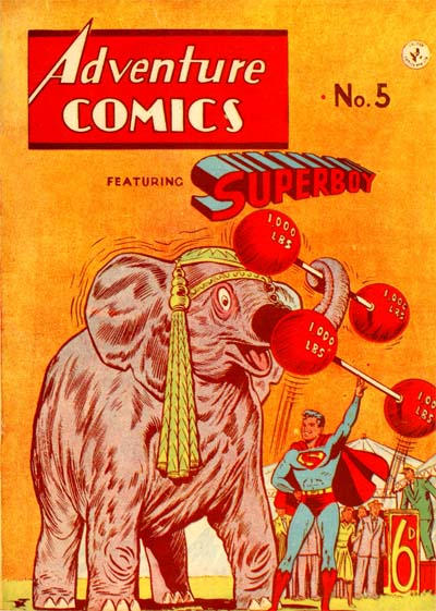 Cover for Adventure Comics Featuring Superboy (K. G. Murray, 1949 ? series) #5