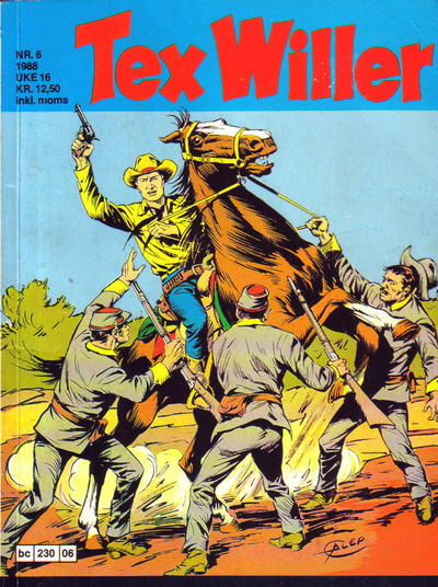 Cover for Tex Willer (Semic, 1977 series) #6/1988