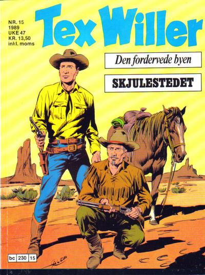 Cover for Tex Willer (Semic, 1977 series) #15/1989