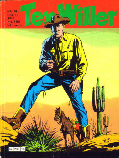 Cover for Tex Willer (Semic, 1977 series) #16/1983