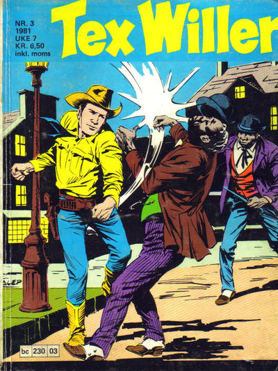 Cover for Tex Willer (Semic, 1977 series) #3/1981