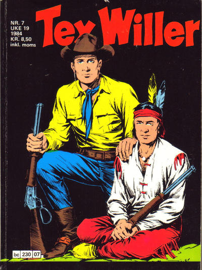 Cover for Tex Willer (Semic, 1977 series) #7/1984