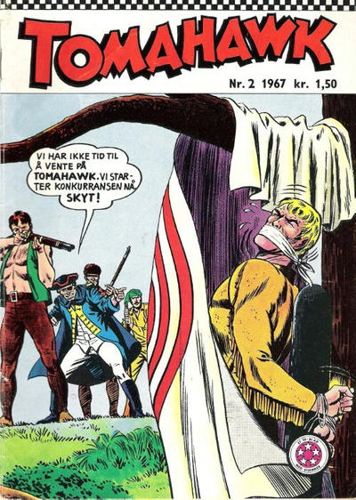 Cover for Tomahawk (Serieforlaget / Se-Bladene / Stabenfeldt, 1965 series) #2/1967