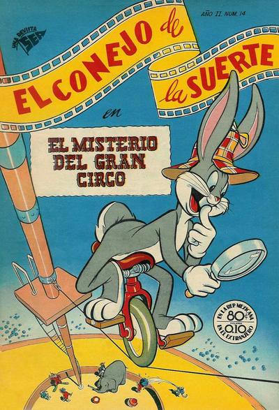 Cover for El Conejo de la Suerte (Editorial Novaro, 1950 series) #14