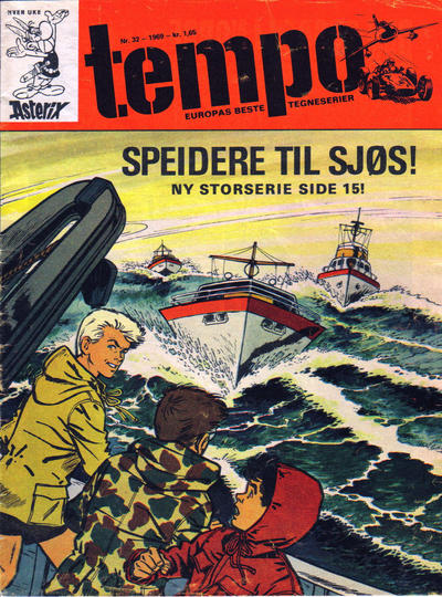 Cover for Tempo (Hjemmet / Egmont, 1966 series) #32/1969