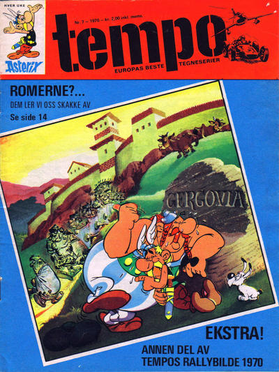 Cover for Tempo (Hjemmet / Egmont, 1966 series) #7/1970