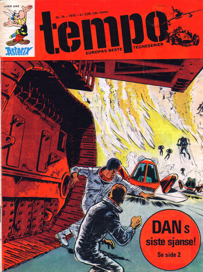 Cover for Tempo (Hjemmet / Egmont, 1966 series) #14/1970