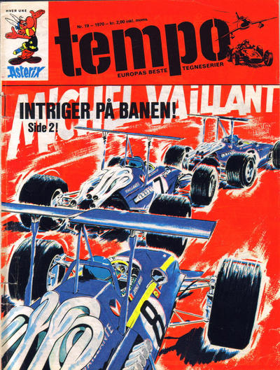 Cover for Tempo (Hjemmet / Egmont, 1966 series) #19/1970