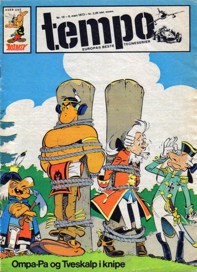 Cover for Tempo (Hjemmet / Egmont, 1966 series) #10/1973
