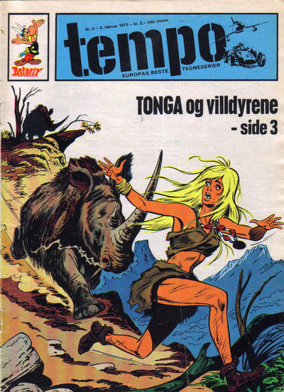 Cover for Tempo (Hjemmet / Egmont, 1966 series) #6/1973