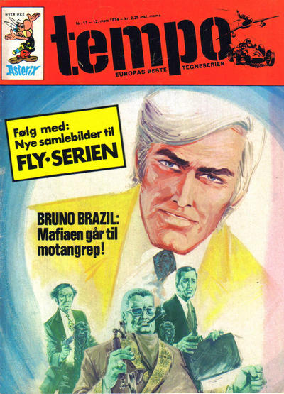 Cover for Tempo (Hjemmet / Egmont, 1966 series) #11/1974