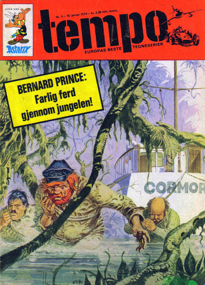 Cover for Tempo (Hjemmet / Egmont, 1966 series) #3/1974