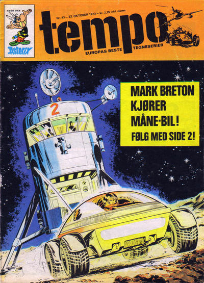 Cover for Tempo (Hjemmet / Egmont, 1966 series) #43/1973