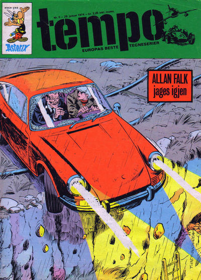 Cover for Tempo (Hjemmet / Egmont, 1966 series) #5/1974