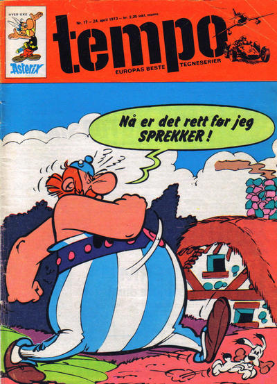 Cover for Tempo (Hjemmet / Egmont, 1966 series) #17/1973
