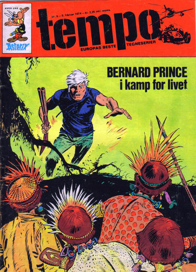 Cover for Tempo (Hjemmet / Egmont, 1966 series) #6/1974