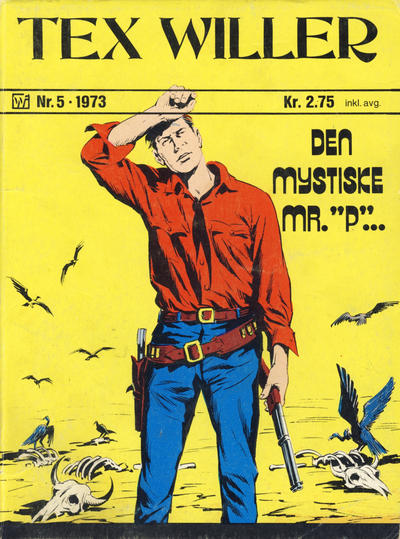 Cover for Tex Willer (Illustrerte Klassikere / Williams Forlag, 1971 series) #5/1973