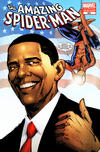 Cover Thumbnail for The Amazing Spider-Man (1999 series) #583 [3rd Printing Variant - Barack Obama - Phil Jimenez Cover]