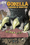 Cover for Godzilla: Kingdom of Monsters (IDW, 2011 series) #1 [Bedrock City Cover]